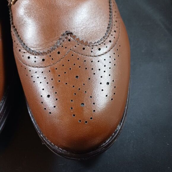 Kuru Men\'s Oxford Shoes Size 11 Warhol Wingtip Brown Leather main image 10